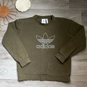 adidas Trefoil Outline Crew Neck Sweatshirt